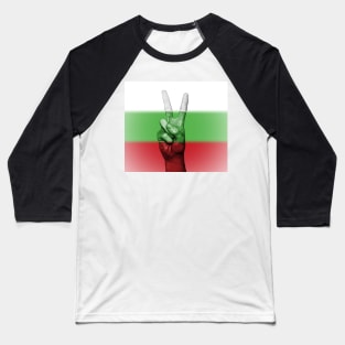 Bulgaria peace patriotic print Baseball T-Shirt